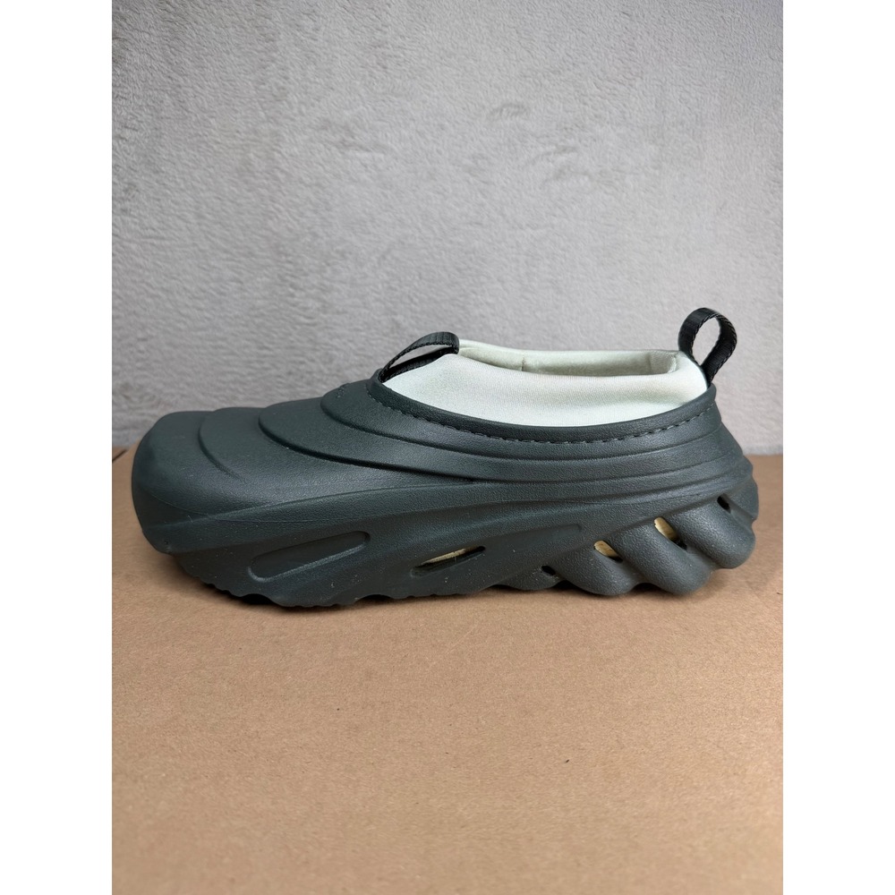 Crocs Echo Storm Sneaker Mens 10 Wmns 12 Dark Green Slip On Gorpcore Futuristic